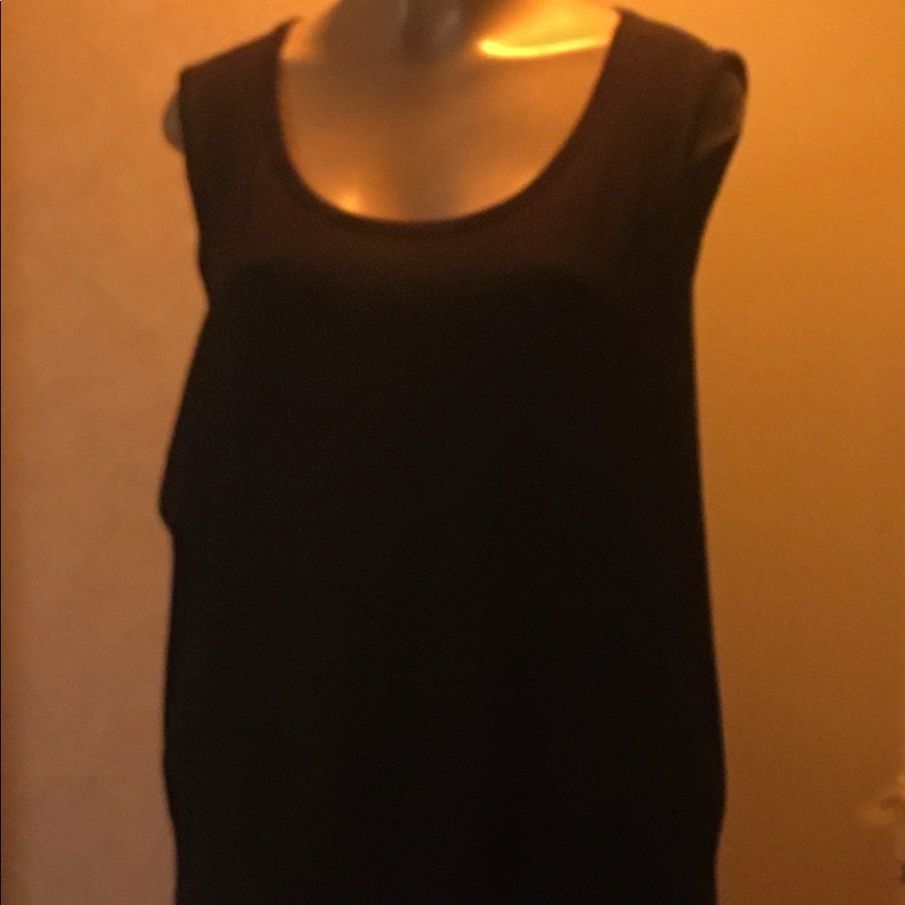 Black tank top